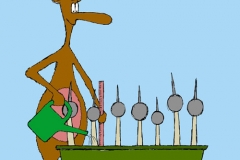 cartoon-berli-baer-giesst-fernsehtuerme