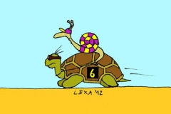 cartoon-schildkroetenrennen